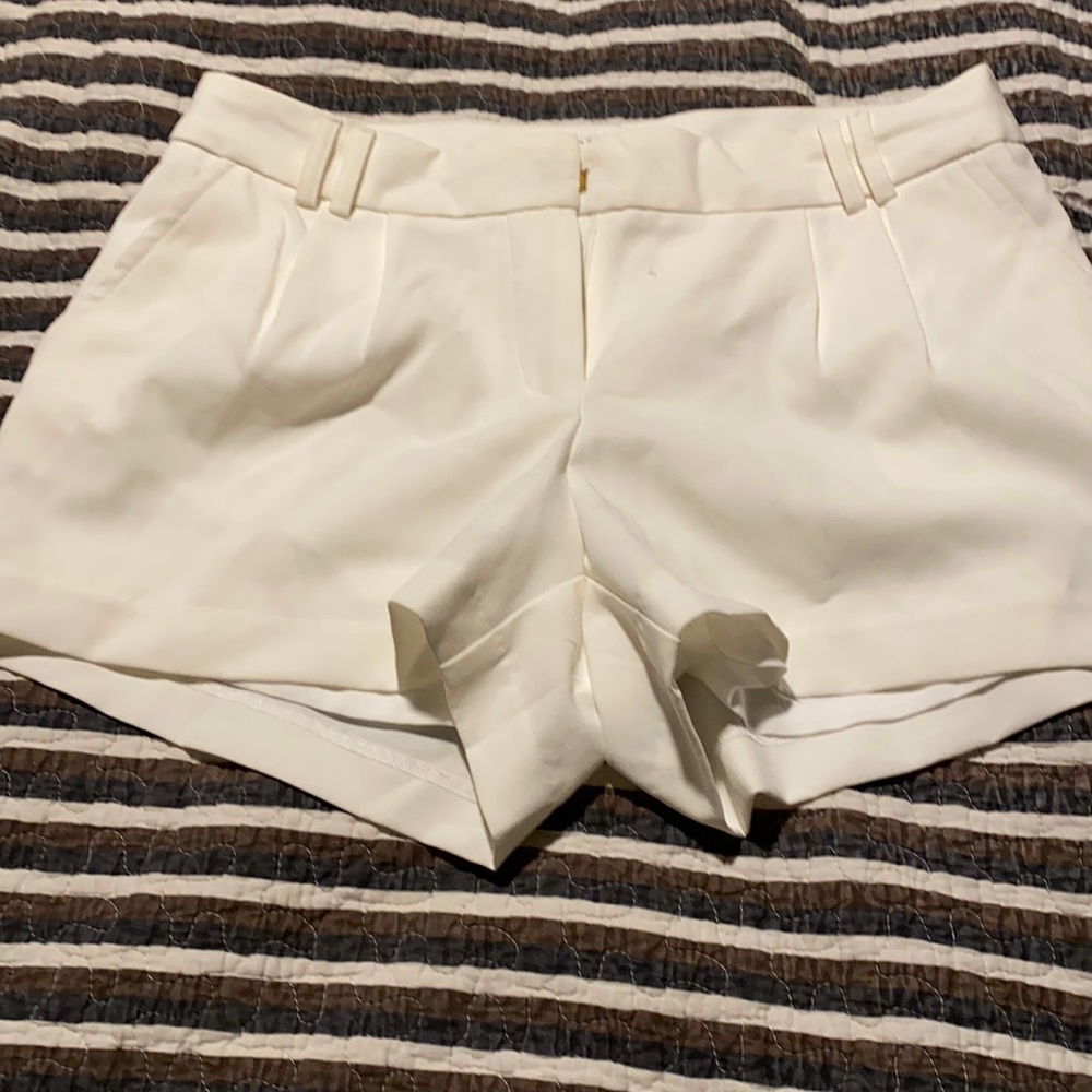 White dress shorts